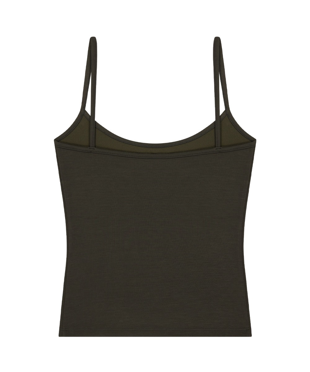 【COYSEIO】 038 SOFT SLEEVELESS : BROWN