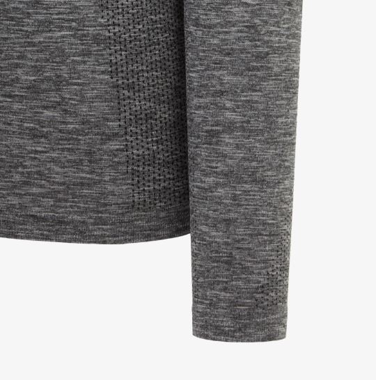 WS SEAMFREE L/S ZIP TEE [NT7LQ81]