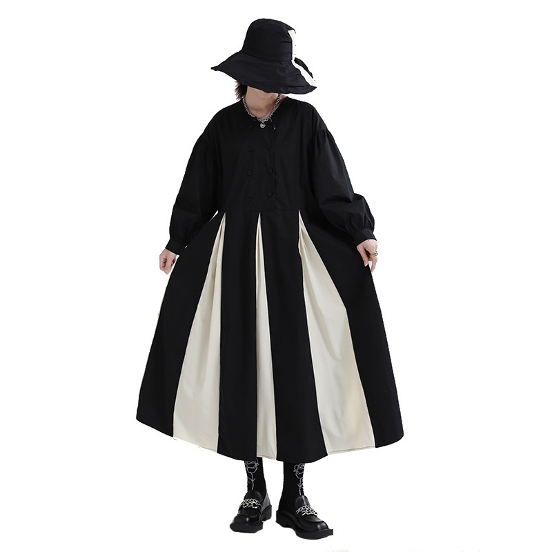 2024人気新作シャツワンピースロングトップス韓国ファッション春服レディース長袖