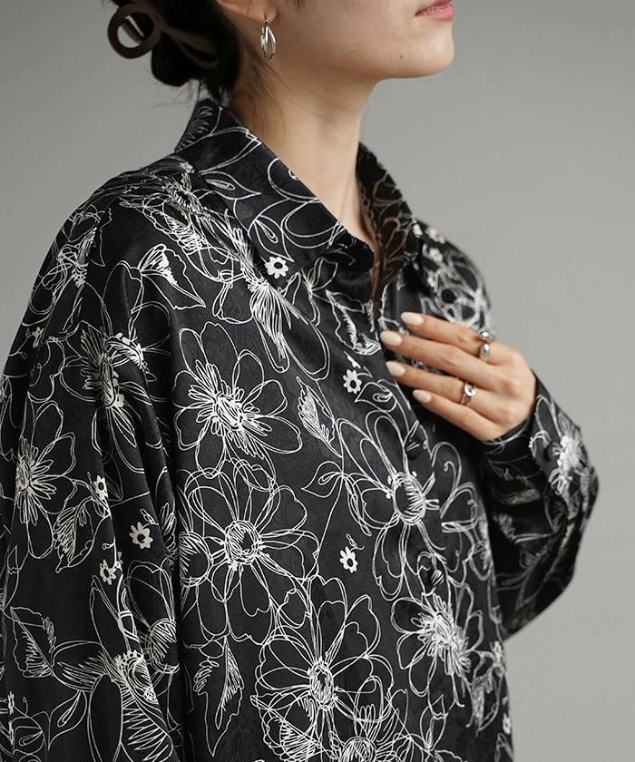 ワンピース シャツ 花柄 ワンピ シフォンワンピース ロングワンピース トップス チュニック ロングシャツ ロング レディース 長袖 きれいめ シャツワンピース 透け 体型カバー シフォン ブラウス ワンピース シャツ 花柄 ワンピ シフォンワンピース ロングワンピース トップス チュニック ロングシャツ ロング レディース 長袖 きれいめ シャツワンピース 透け 体型カバー シフォン ブラウス