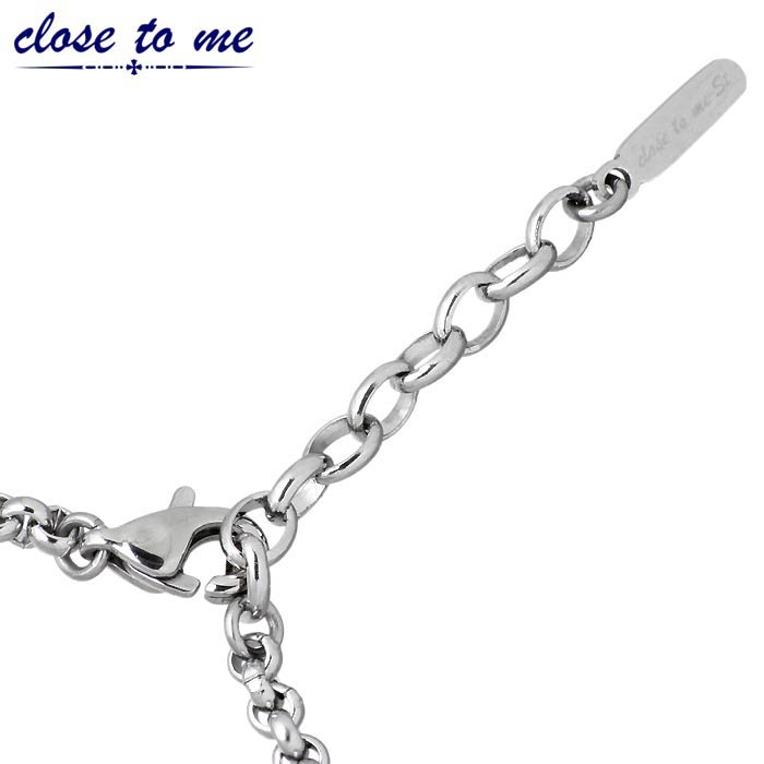 クロストゥーミー close to me ステンレス ブレスレット CZ 金属アレルギー対応 クロストゥーミー close to me ステンレス ブレスレット CZ 金属アレルギー対応