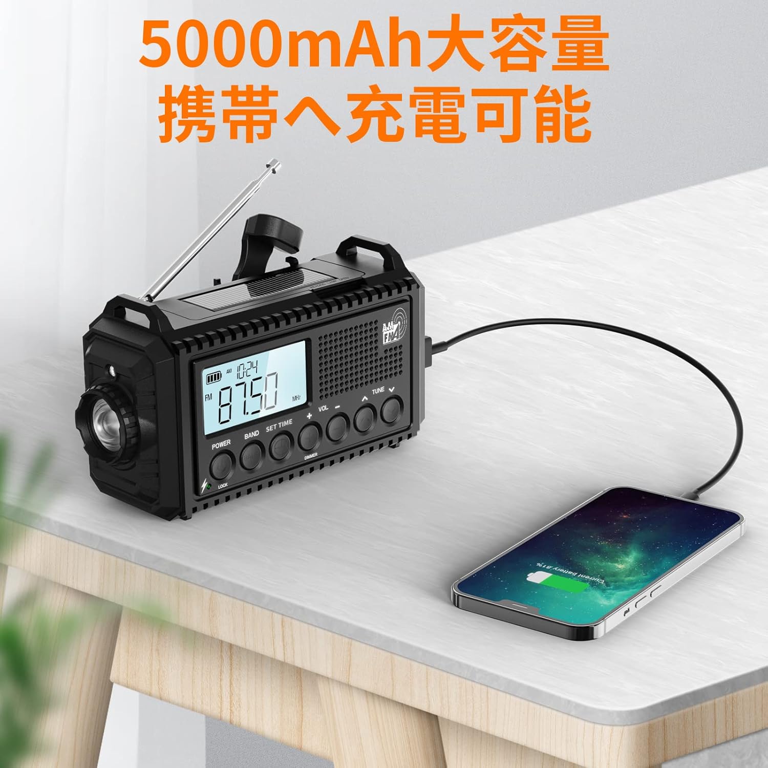 防災ラジオ ソーラー多機能ラジオ 手回し 懐中電灯 読書ランプ付 SW/AM/FMラジオ SOSアラート付き小型ラジオ スマホに充電可能な防災ライト USB充電 地震 震災 防災ラジオ ソーラー多機能ラジオ 手回し 懐中電灯 読書ランプ付 SW/AM/FMラジオ SOSアラート付き小型ラジオ スマホに充電可能な防災ライト USB充電 地震 震災