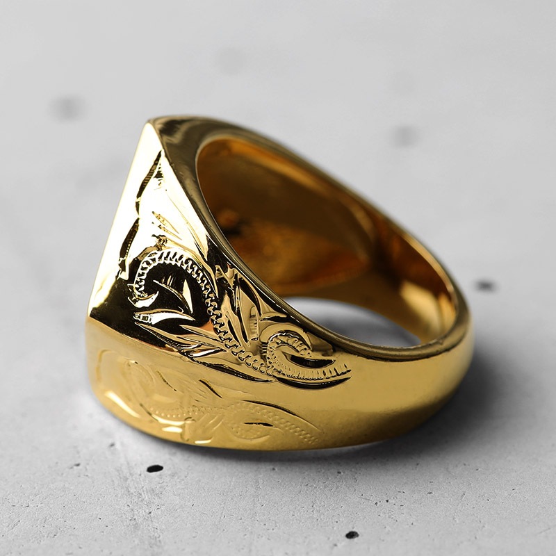 BFF 印台リング カレイキニ [bffr013-g-l]