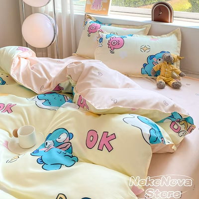 Qoo10] ハンギョドン 布団カバー 可愛い 寝具4 : 寝具・ベッド・マットレス