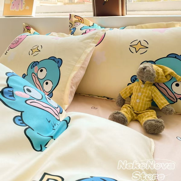 ハンギョドン寝具 Amazon｜ハンギョドン 寝具3点セット 布団カバー シングル 寝具