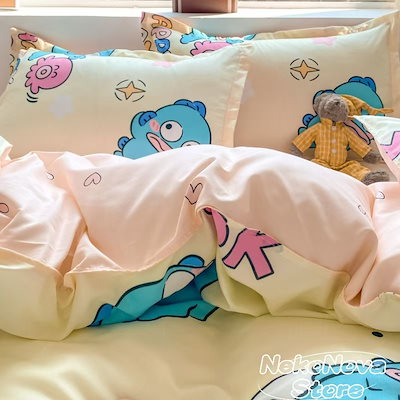 Qoo10] ハンギョドン 布団カバー 可愛い 寝具4 : 寝具・ベッド・マットレス