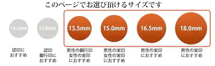 印鑑 花はんこ 【カラーチタン】 かわいい 女性 子供 はんこ 銀行印 13.5 - 18.0mm クロコ調ケースセット 認印 ハンコ 判子 名前 ケース付 おしゃれ 可愛い 誕生花 (HK080)