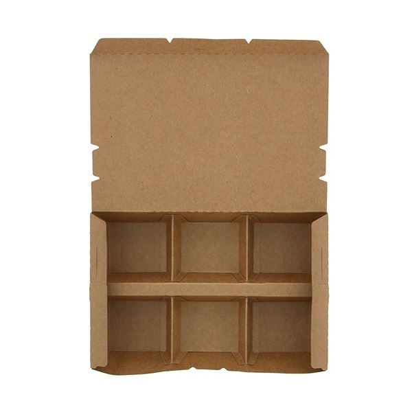 （まとめ）HEIKO 弁当容器 エコランチボックス 6仕切 1パック（20枚）[x5]