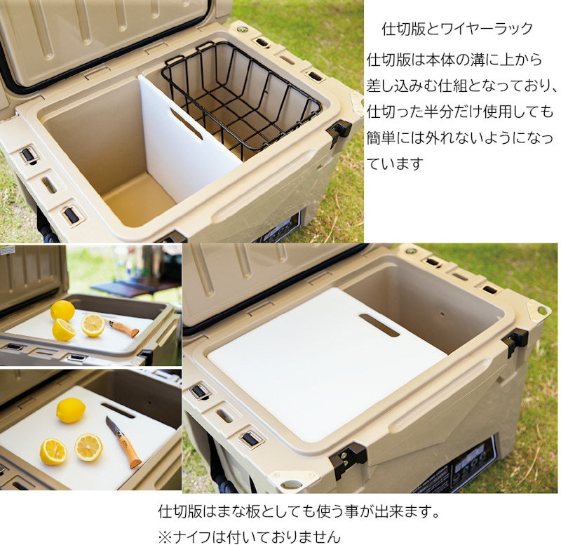 ハードクーラーボックス 35QT (33.1L) アイスランドクーラー サンド