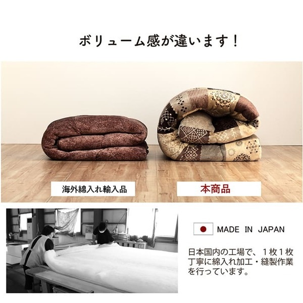 こたつ布団 長方形 撥水 日本製 ノルディック柄 ベージュ 約205x245cm こたつ布団 長方形 撥水 日本製 ノルディック柄 ベージュ 約205x245cm