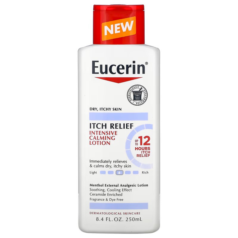 Eucerin　乾燥によるかゆみにインテンシブカーミングローション250ml（8.4液量オンス）