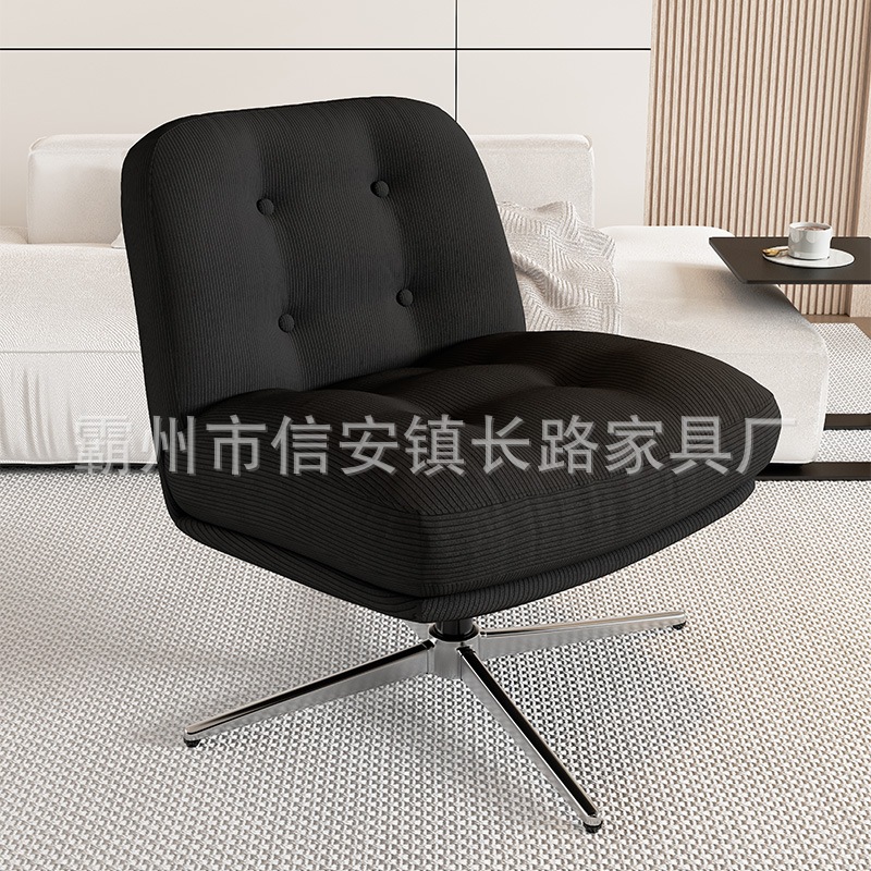 Ins回転怠zyなソファデューイリンガーレジャーチェアリビングルームバルコニーレジャーソファチェアデザイナーシングルチェア