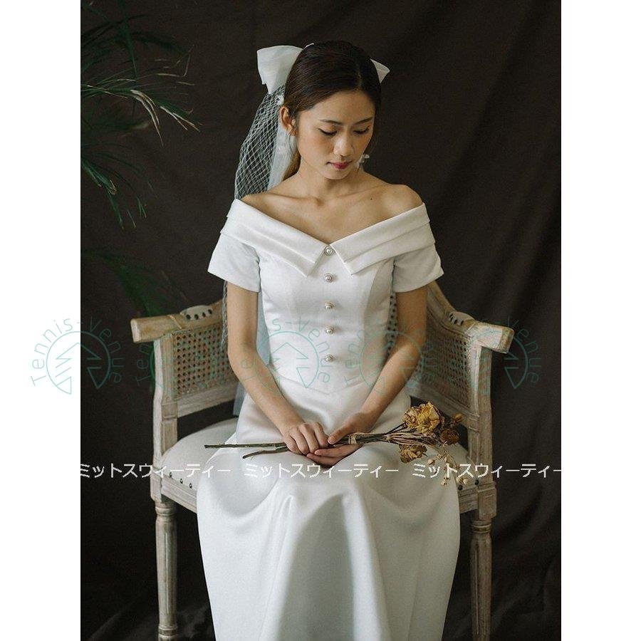 ウェディングドレス aラインドレス ウエディングドレス 二次会 花嫁 パーティードレス 披露宴 ブラ ウェディングドレス aラインドレス ウエディングドレス 二次会 花嫁 パーティードレス 披露宴 ブラ