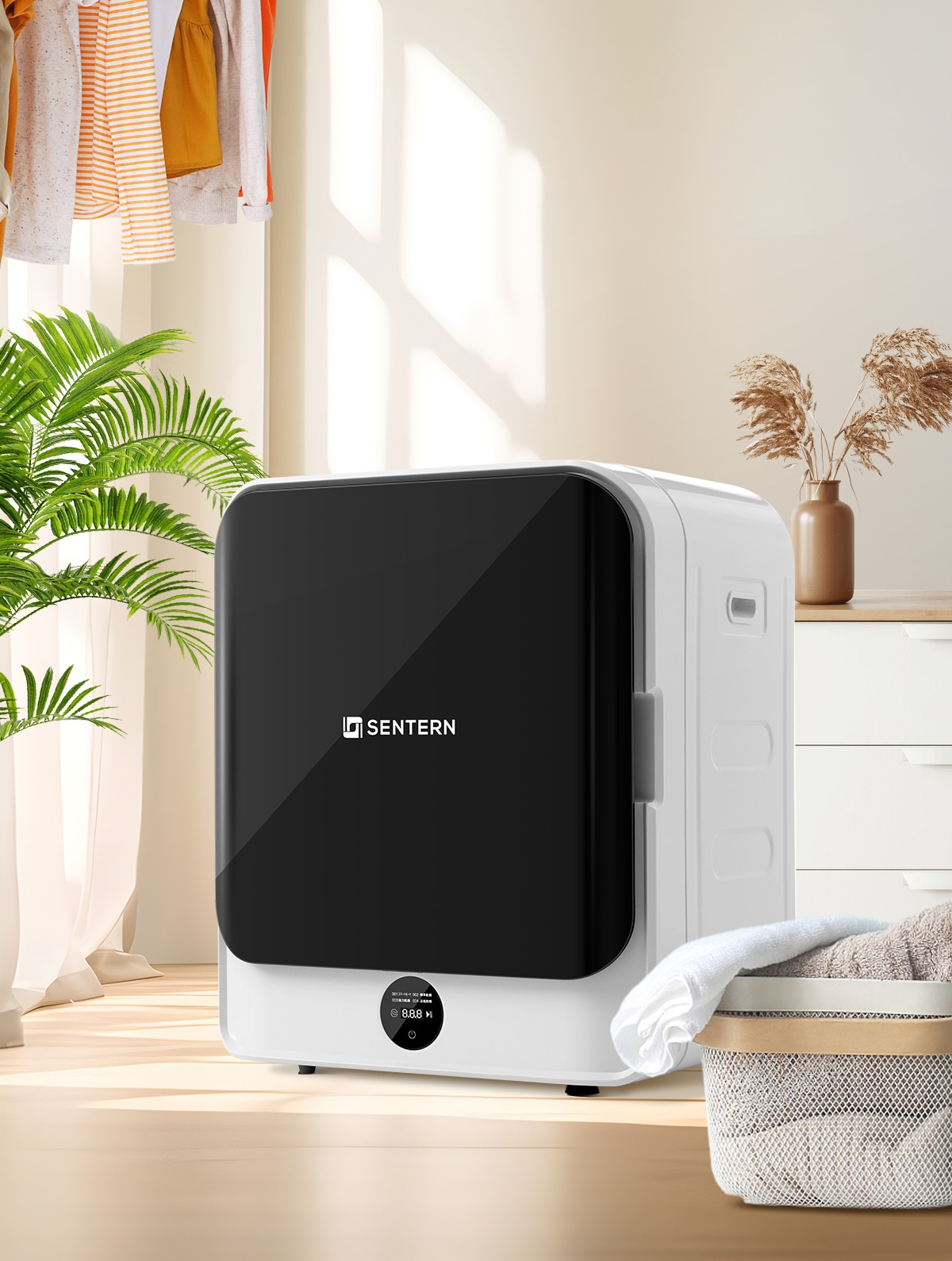 【国内出荷 - 3日配達】衣類乾燥機 4.5kg 湿気対策 梅雨対策 カビ対策 花粉対策 衣類乾燥機 4.5kg 衣類 乾燥 布団乾燥 家庭用 1人暮らし 布団乾燥機 ふとん乾燥 ふとん 布団 除湿