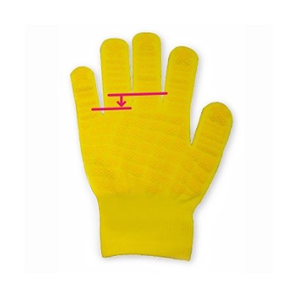 （まとめ）福徳産業 CuCuRa（キュキュラ） すべり止め付軍手 ライトピンク 1双[x10]