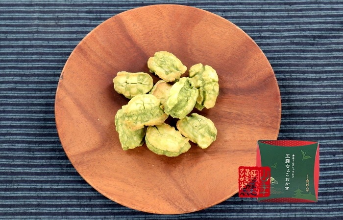 京都 舞妓の茶 玉露ちょこおかき 9個入(個包装)10箱セット 外はサクッと中はしっとりした新食感サクサクおかきに京都産の玉露を贅沢に使用した玉露チョコレートを染み込ませました！高級 おやつ ギフ