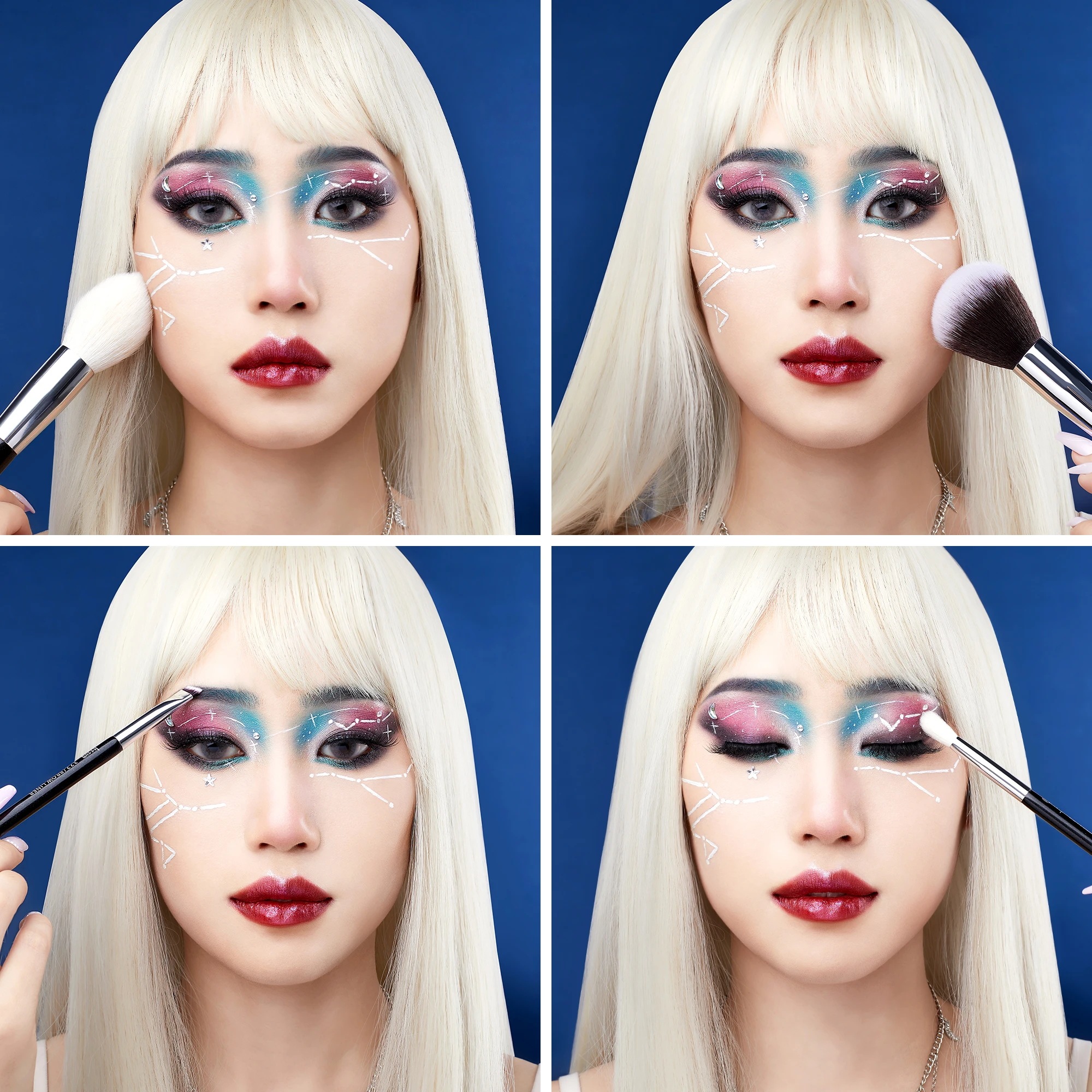 ジェサップメイクブラシセットファンデーションメイクアップブラシ輪郭ブレンダーアイシャドウブラッシュ25個ヤギ合成T175 ジェサップメイクブラシセットファンデーションメイクアップブラシ輪郭ブレンダーアイシャドウブラッシュ25個ヤギ合成T175