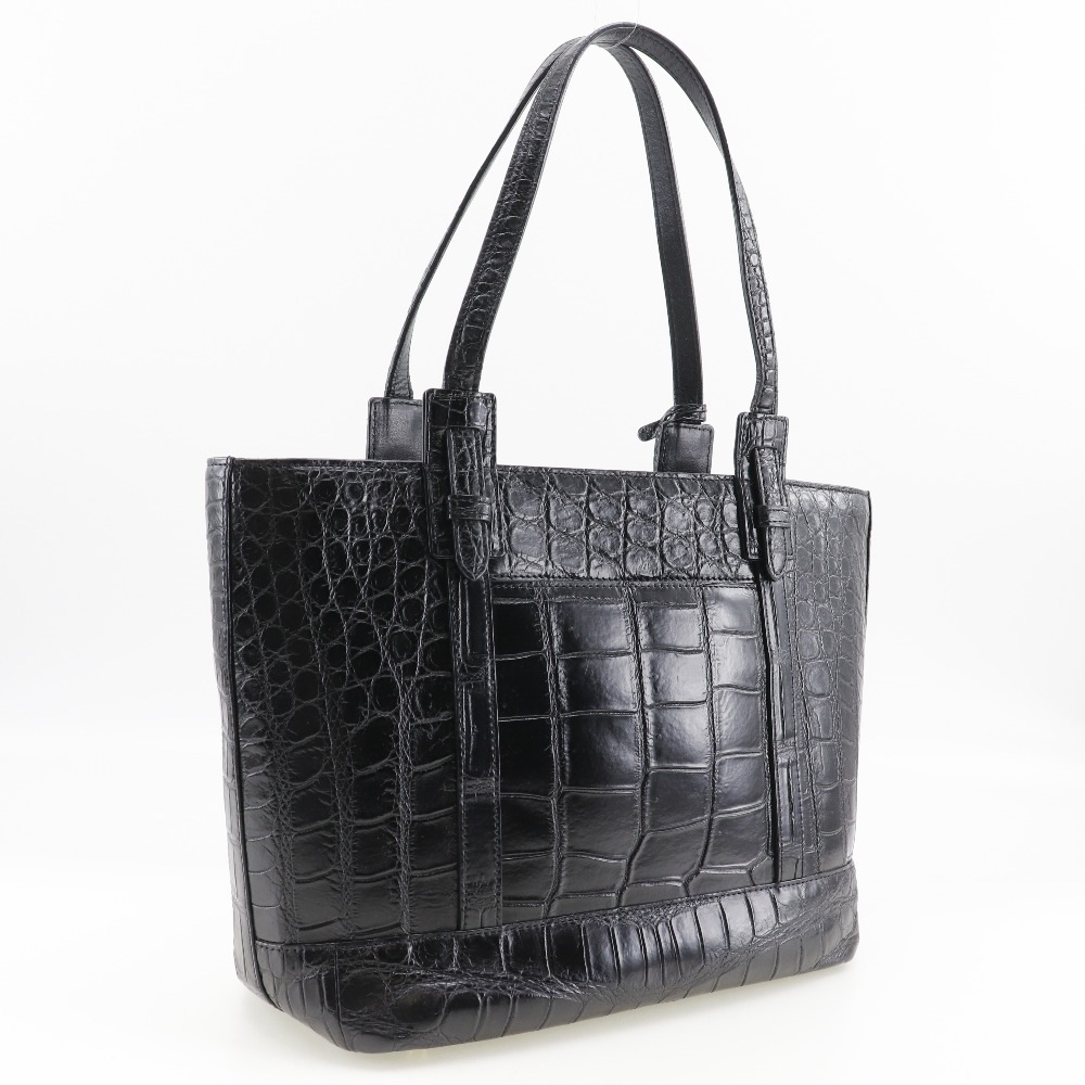 BEAUGRAND ボーグラン ハンドバッグ トートバッグ メジクロコダイル 赤