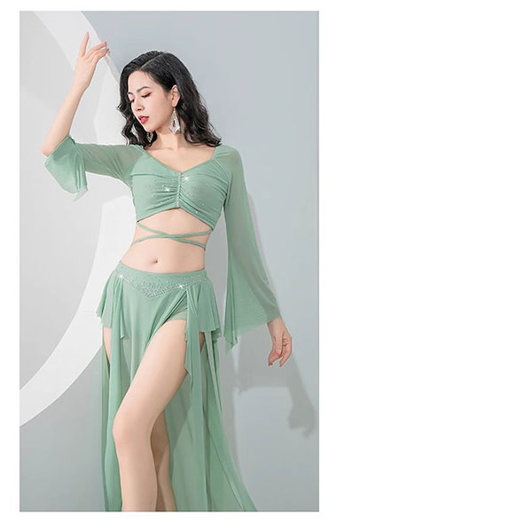 Qoo10] ベリーダンス衣装 セット衣装 スパンコー