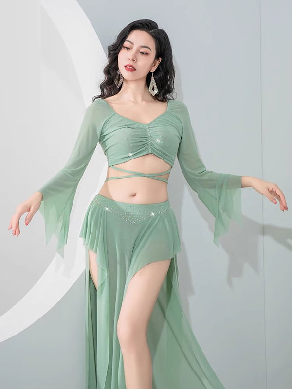 Qoo10] ベリーダンス衣装 セット衣装 スパンコー