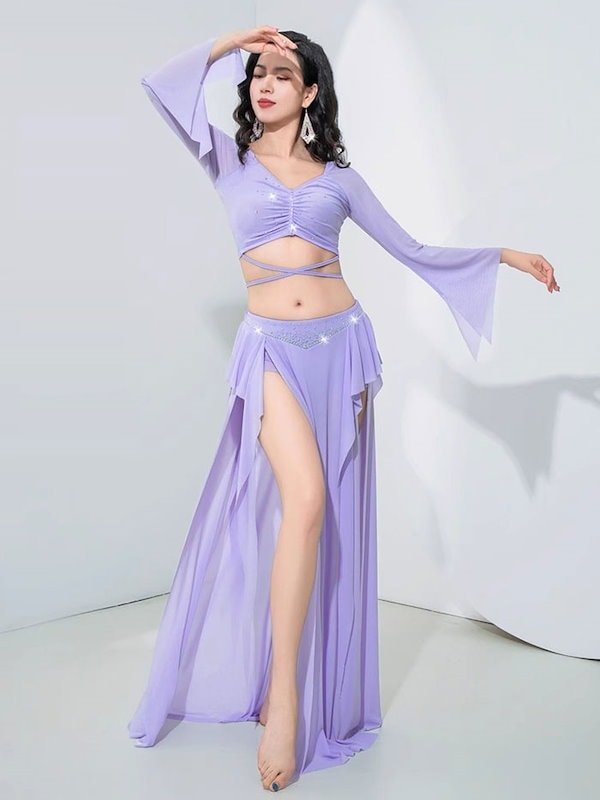 Qoo10] ベリーダンス衣装 セット衣装 スパンコー