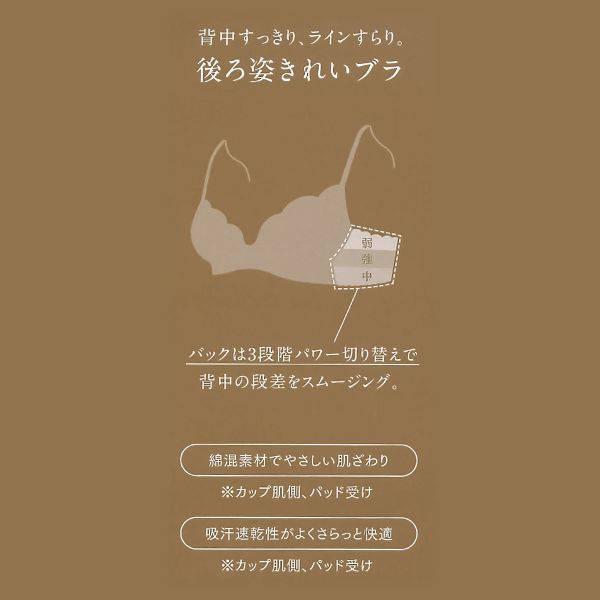 ウイング レシアージュ 4010シリーズ 後ろ姿きれいブラ ブラジャー DEF 脇すっきり 胸ふっく