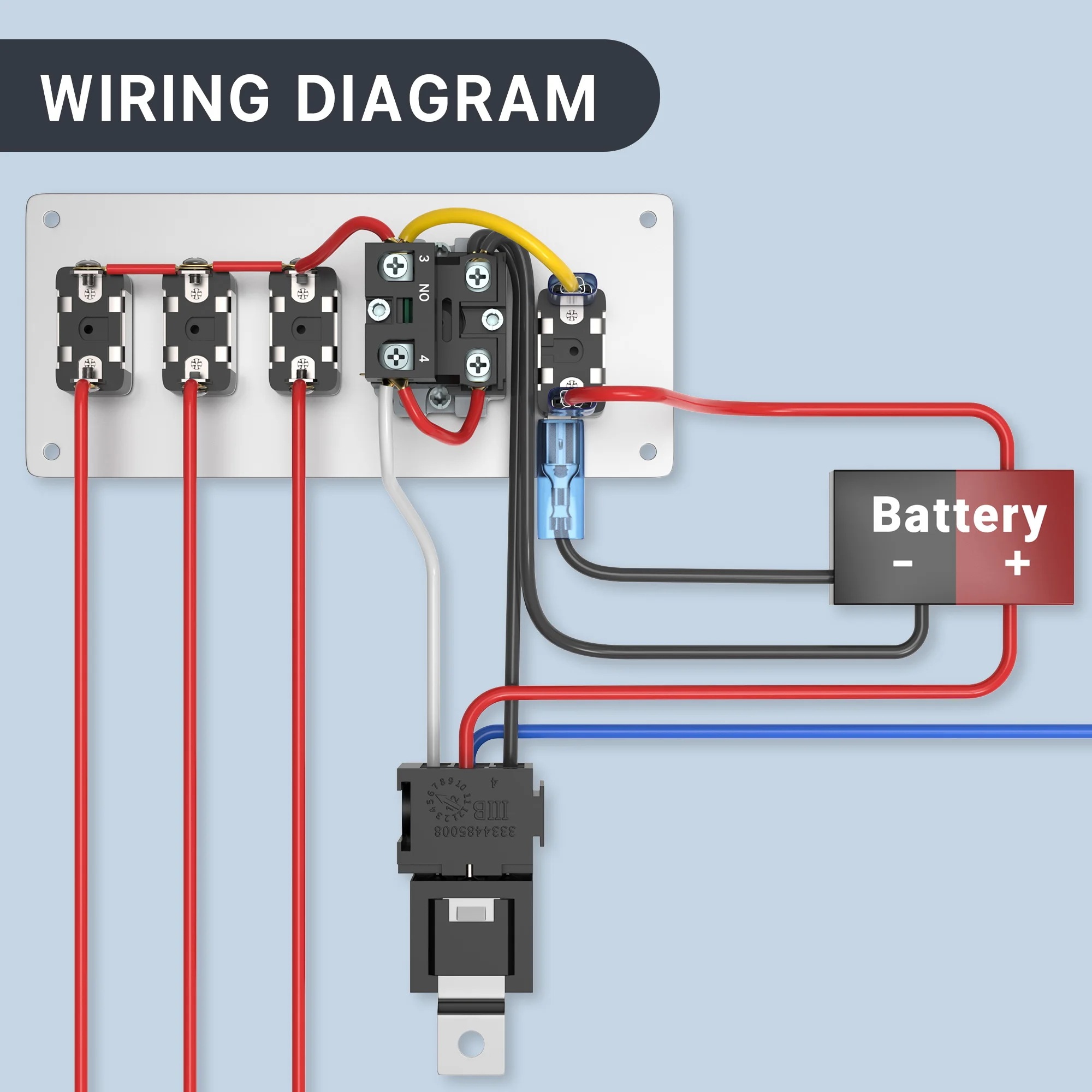 Daiertek-イグニッションスイッチ,12V,スタートストップ点火,LEDトグルスイッチパネル,トラック用カーボンパネル