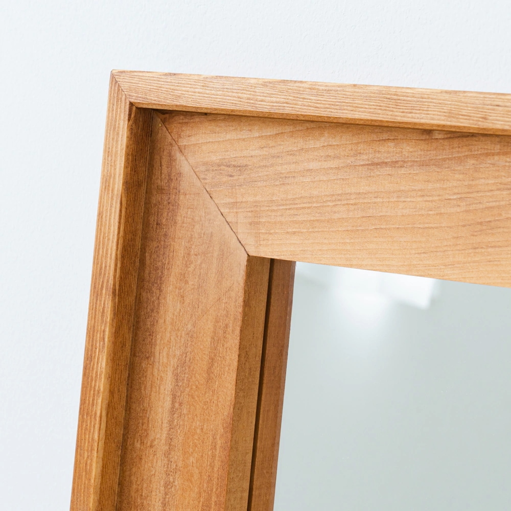 L型フレームウォールミラー(580×830) 天然木 北欧風 日本製 ナチュラル 鏡 全身鏡 姿見 高級感 木製 スリム 韓国インテリア モダン 木目 オシャレ 壁掛け 省スペース 長方形 NK-18 L型フレームウォールミラー(580×830) 天然木 北欧風 日本製 ナチュラル 鏡 全身鏡 姿見 高級感 木製 スリム 韓国インテリア モダン 木目 オシャレ 壁掛け 省スペース 長方形 NK-18