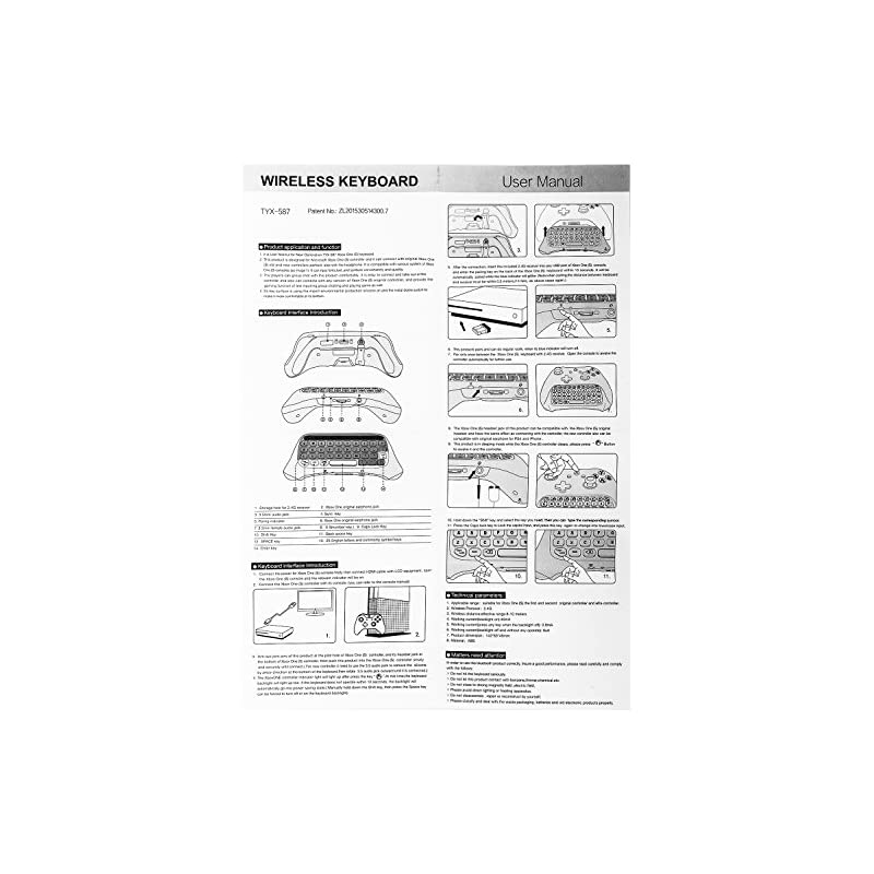 Xbox Serie XS ミニキーボード コントローラー 2.4G受信機ワイヤレス チャットパッド Xbox Serie XS ミニキーボード コントローラー 2.4G受信機ワイヤレス チャットパッド