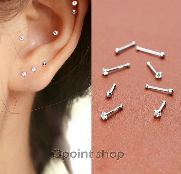 シルバーピアス - IBUQUI 下北沢にあるオーガニックアクセサリー