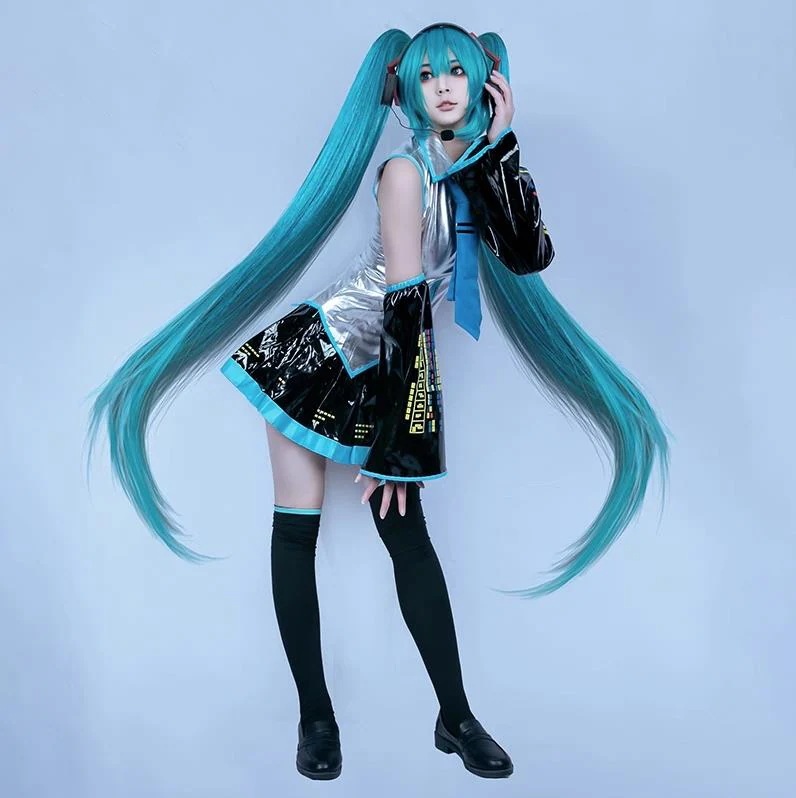 コスプレ衣初音ミクMikuイベントパーティー変演出服クリスマスパーティー