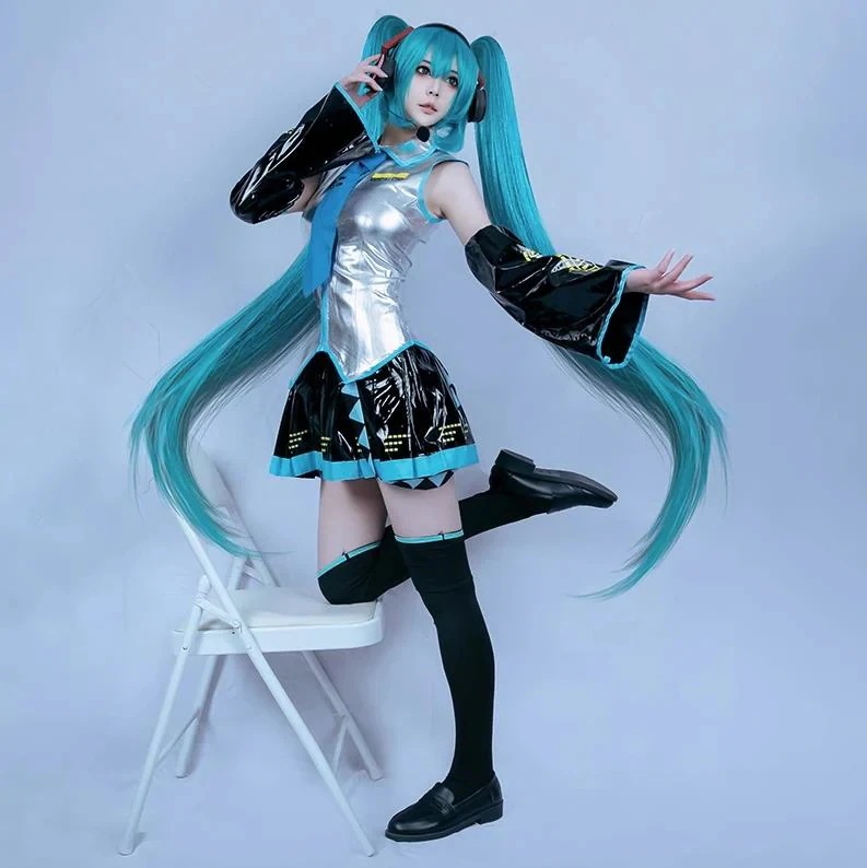 コスプレ衣初音ミクMikuイベントパーティー変演出服クリスマスパーティー