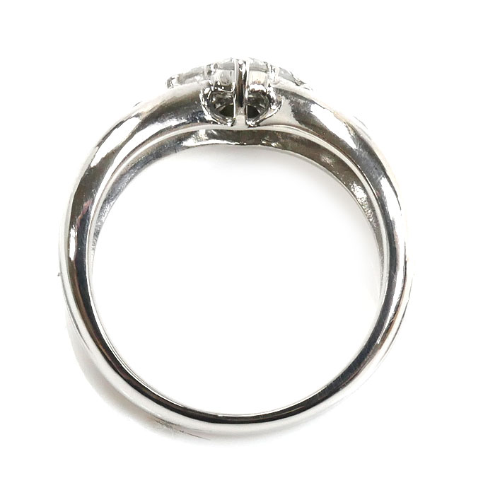 Pt900プラチナ リング・指輪 ダイヤモンド0.54ct 7号 5.7g レディース 中古 美品 Pt900プラチナ リング・指輪 ダイヤモンド0.54ct 7号 5.7g レディース 中古 美品