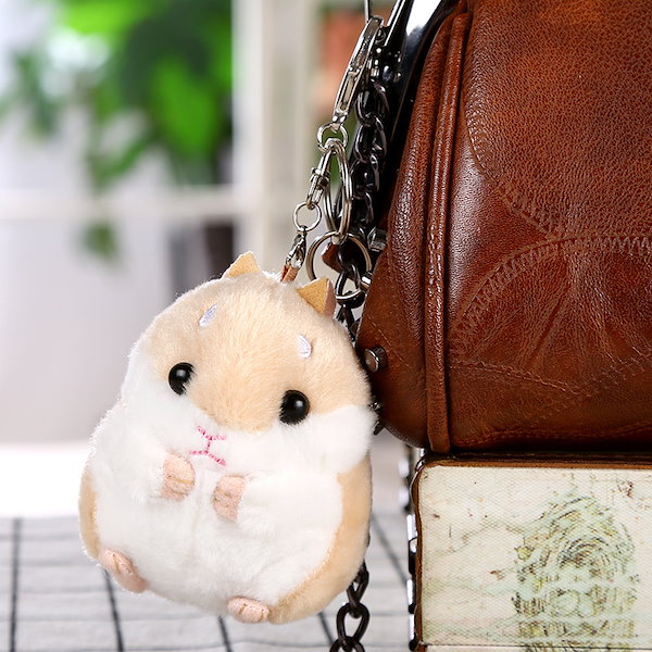 Qoo10] ハムスターキーホルダーぬいぐるみ日本のか