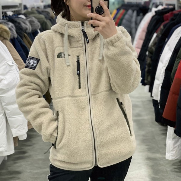 [THE NORTH FACE] NJ4FL62 7SE FLEECE HOODIE JACKET ノースフェイス アウター ジャケット フリース  レディース メンズ 韓国ファッション