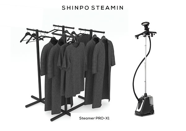 Qoo10] SHINPO STEAMIN 「PRO-X1」スタンド型業務用ガーメン