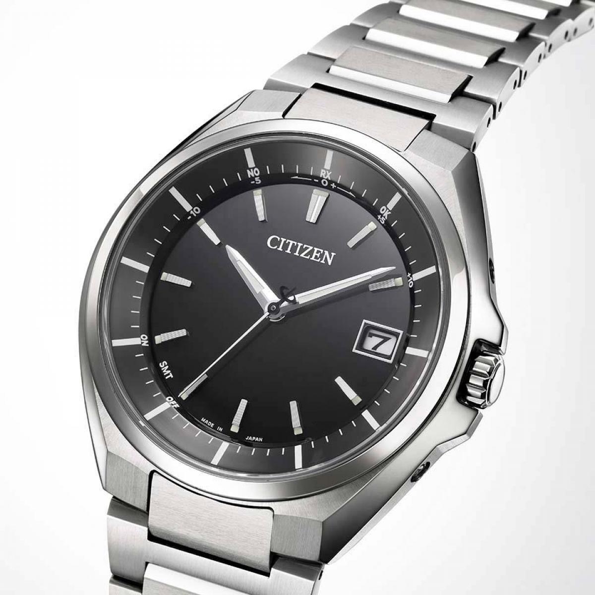 CITIZEN(シチズン) ATTESA アテッサ CB3010-57E　シルバー×ブラック メンズウォッチ 腕時計 ACT Line 光発電 エコドライブ