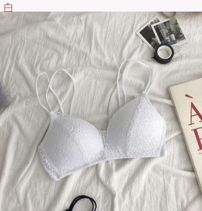 【新品開催 】フランス語　レース　アメリカバック　下着　小さな胸　少女　ブラジャー　春夏季　セクシー