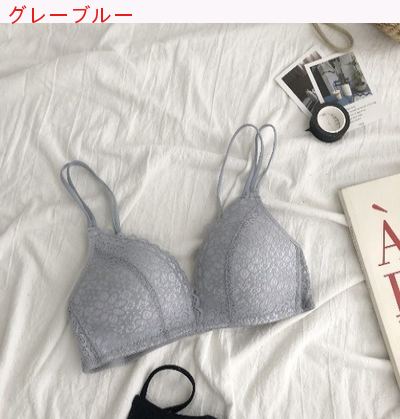 【新品開催 】フランス語　レース　アメリカバック　下着　小さな胸　少女　ブラジャー　春夏季　セクシー