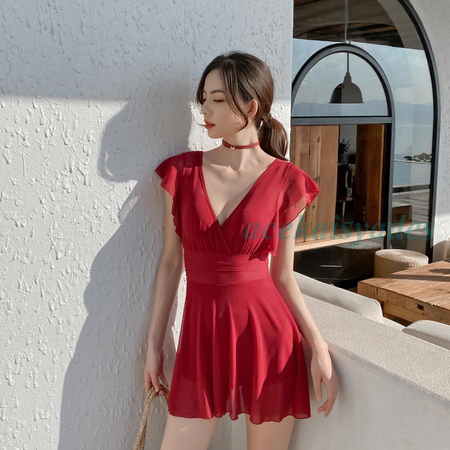 水着 レディース フリルビキニ ワンピース水 体型カバー水着 レース 露出控えめ お洒落 可愛い シンプル パッド付き プール 海水浴 ビーチ 水遊び リゾート 水着 レディース フリルビキニ ワンピース水 体型カバー水着 レース 露出控えめ お洒落 可愛い シンプル パッド付き プール 海水浴 ビーチ 水遊び リゾート