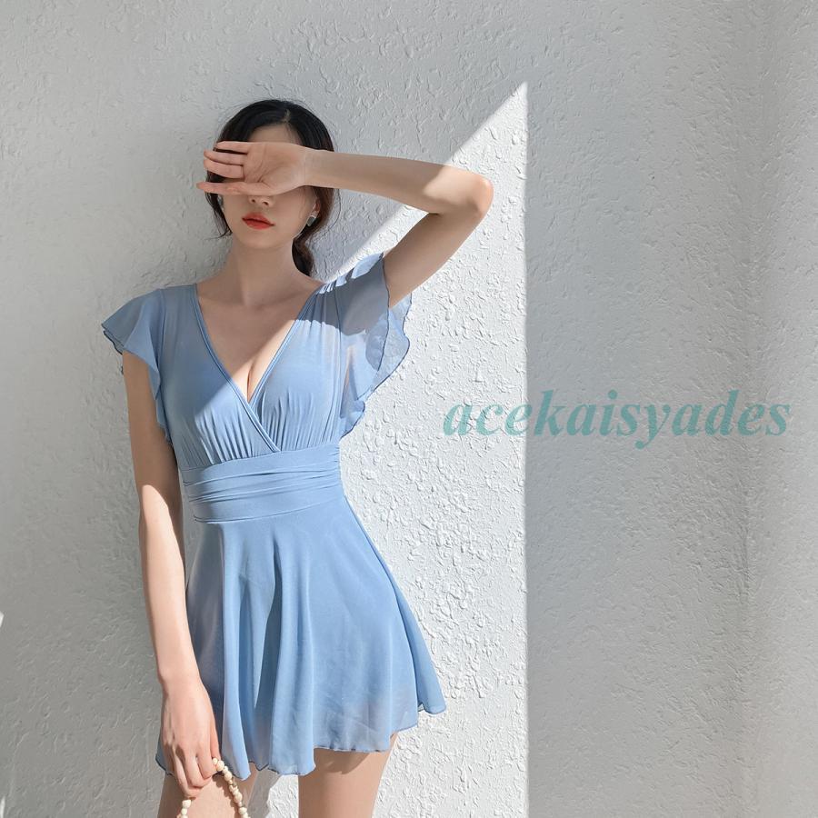 水着 レディース フリルビキニ ワンピース水 体型カバー水着 レース 露出控えめ お洒落 可愛い シンプル パッド付き プール 海水浴 ビーチ 水遊び リゾート 水着 レディース フリルビキニ ワンピース水 体型カバー水着 レース 露出控えめ お洒落 可愛い シンプル パッド付き プール 海水浴 ビーチ 水遊び リゾート