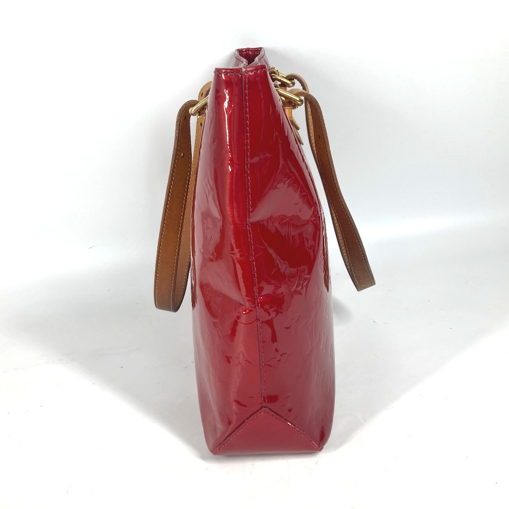 ショルダーバッグ M91989 ブレントウッド モノグラムヴェルニ カバン トートバッグ 肩掛け モノグラムヴェルニ ポムダムール レッド