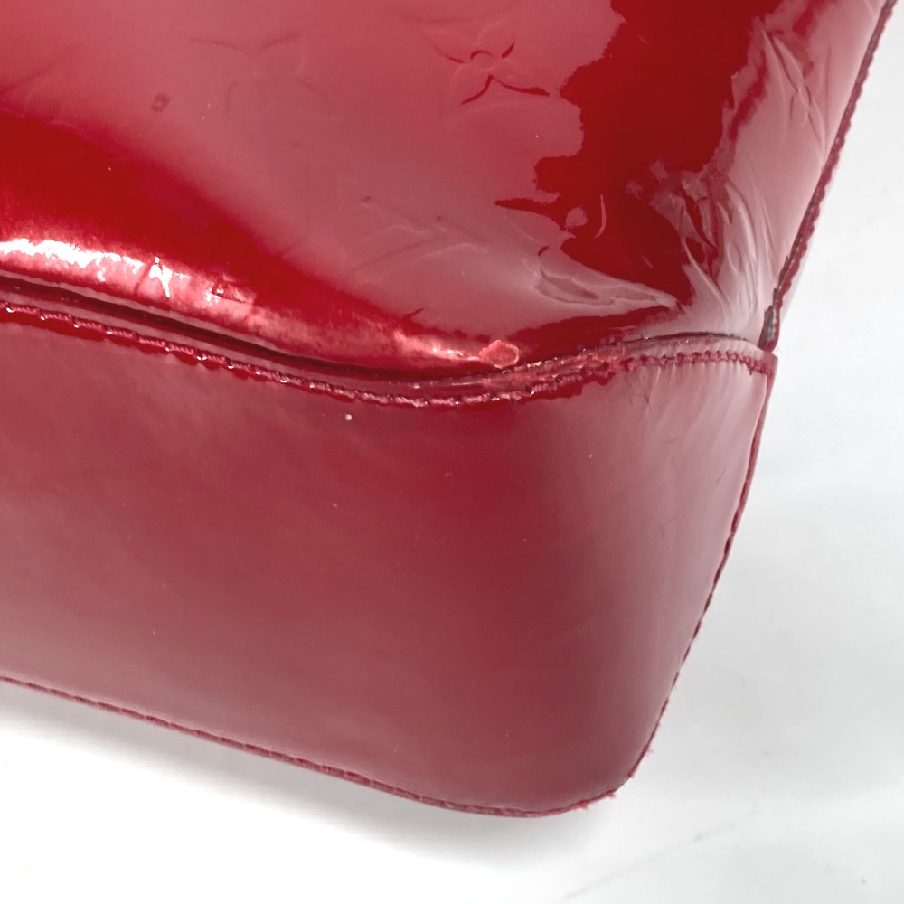 ショルダーバッグ M91989 ブレントウッド モノグラムヴェルニ カバン トートバッグ 肩掛け モノグラムヴェルニ ポムダムール レッド