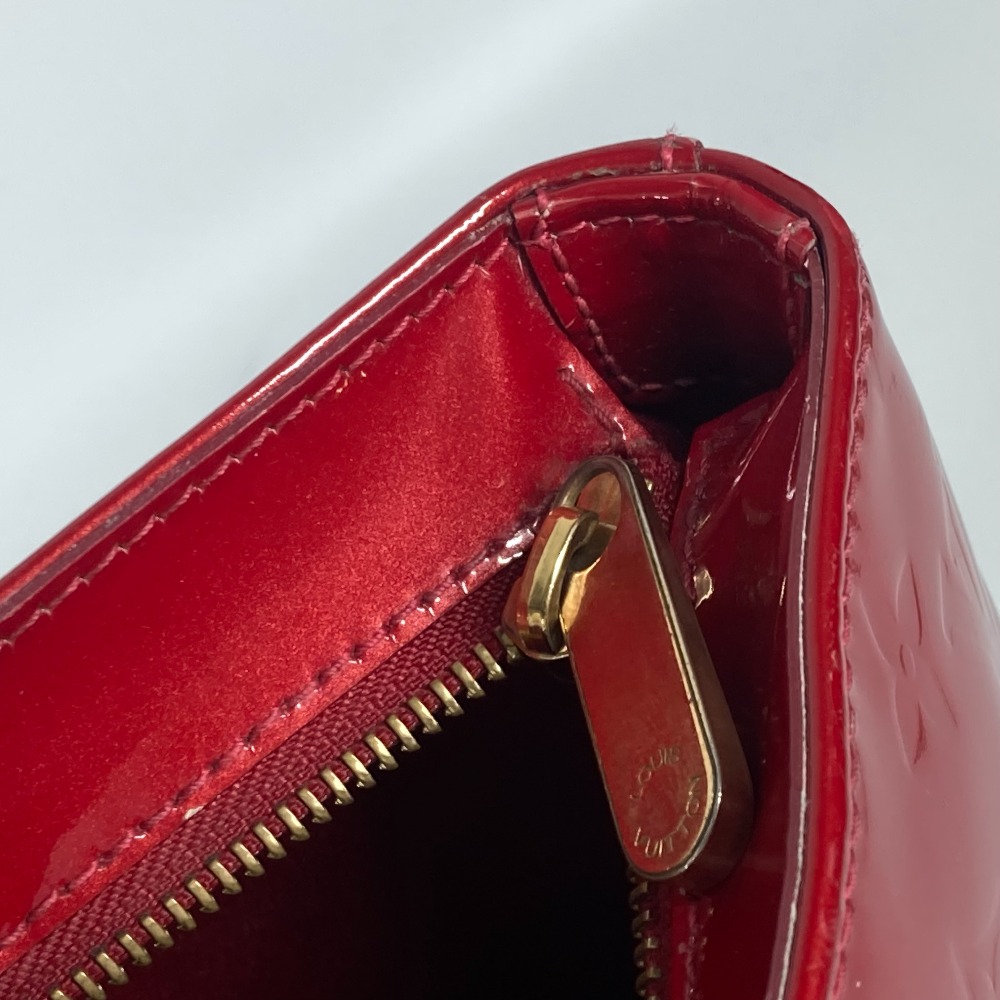 ショルダーバッグ M91989 ブレントウッド モノグラムヴェルニ カバン トートバッグ 肩掛け モノグラムヴェルニ ポムダムール レッド