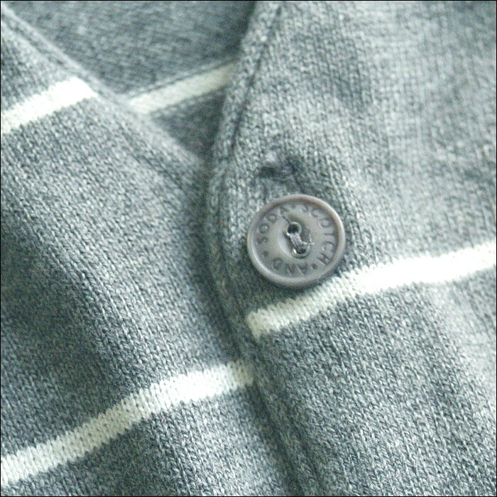 スコッチ&ソーダ スコッチアンドソーダ scotch&soda メンズ 長袖 ニット カーディガン ボーダー グレー ホワイト トップス カジュアル サーフ セレブ ストリート ヨーロピアン ヴィンテ