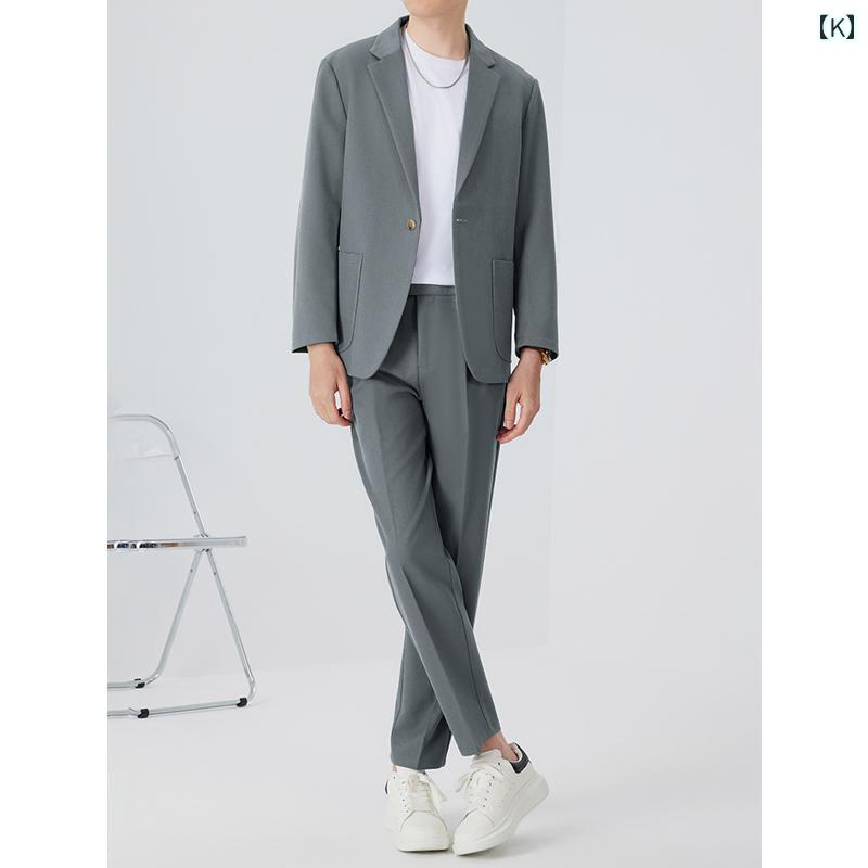 スーツ ジャケット カジュアル メンズカジュアル スーツ ジャケット 高級 韓国 ウェディング 薄手 春秋 小さい 婚約 服 スーツ ジャケット カジュアル メンズカジュアル スーツ ジャケット 高級 韓国 ウェディング 薄手 春秋 小さい 婚約 服