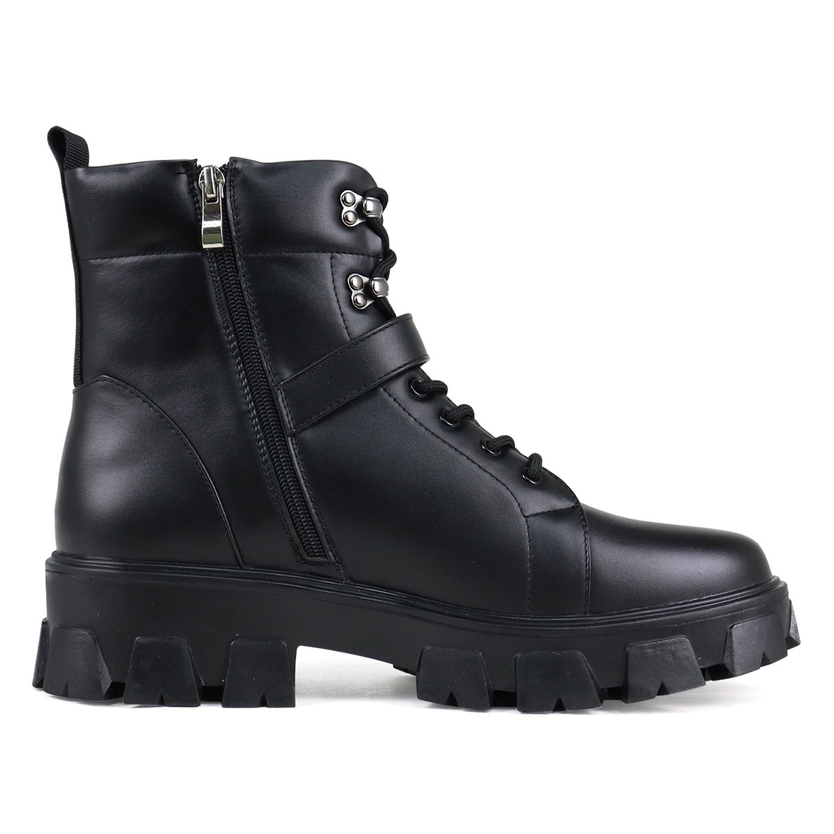 ブーツ メンズ レースアップ 厚底 5cmヒール サイドジップ 履きやすい 歩きやすい 防滑 レザー 合成皮革 編み上げ 秋 冬 1725 LOVEHUNTER 黒 ブラック ブーツ メンズ レースアップ 厚底 5cmヒール サイドジップ 履きやすい 歩きやすい 防滑 レザー 合成皮革 編み上げ 秋 冬 1725 LOVEHUNTER 黒 ブラック