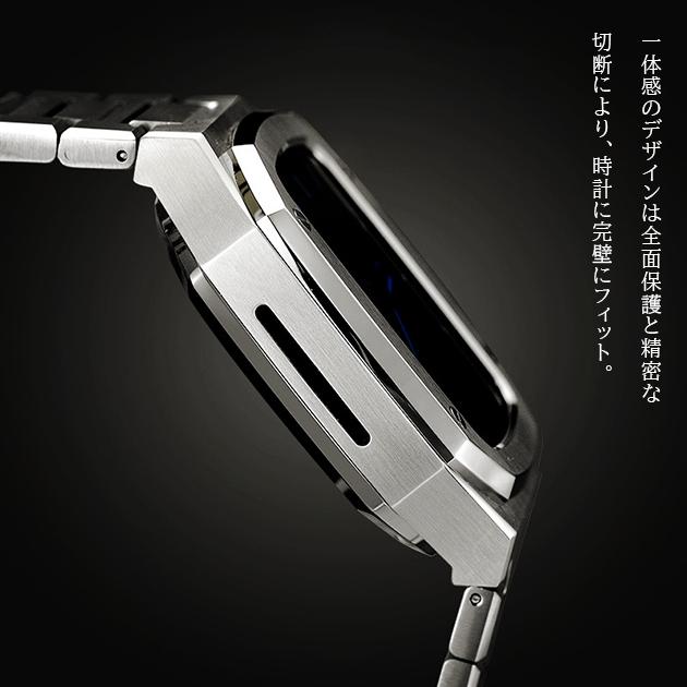 p501Apple Watch 9 SE バンド 45mm アップルウォッチ Ultra 一体型 バンド ステンレス ベルト セット 44mm 40mm メンズ シリコン p501Apple Watch 9 SE バンド 45mm アップルウォッチ Ultra 一体型 バンド ステンレス ベルト セット 44mm 40mm メンズ シリコン