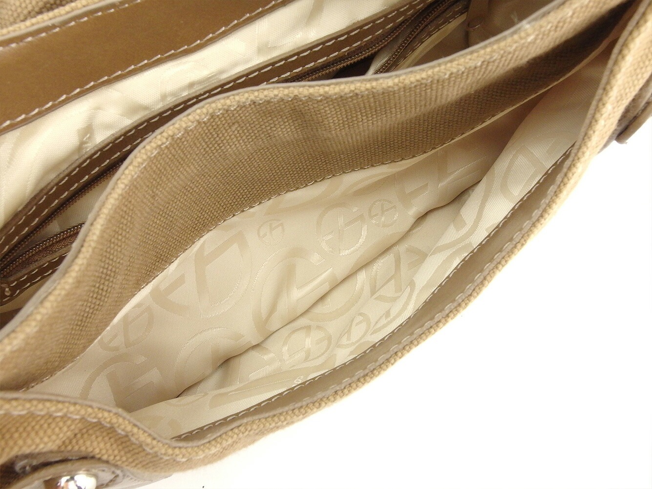 ショルダーバッグ 斜めがけショルダー バッグ ベルトデザイン ブラウン シルバー 中古 ショルダーバッグ 斜めがけショルダー バッグ ベルトデザイン ブラウン シルバー 中古