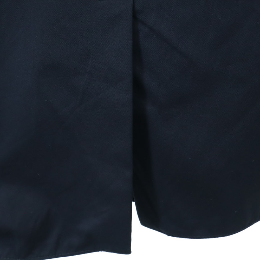 イタリア製 ミモレ丈 スカート 44 ネイビー NAVY レディース